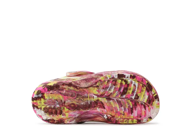 Крокси Crocs Marbled 206867 elektric/pink  Фото 3